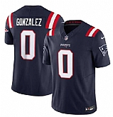 Men & Women & Youth New England Patriots #0 Christian Gonzalez Navy 2025 F.U.S.E. Vapor Limited Stitched Jersey,baseball caps,new era cap wholesale,wholesale hats